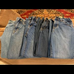 Old Navy boys jeans size 8 lot of 5 pair